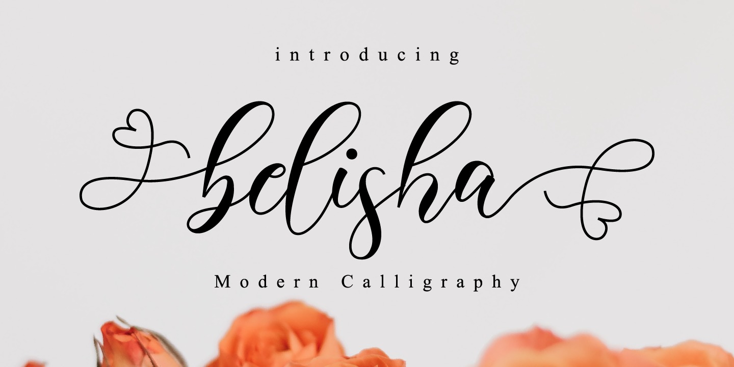 Пример шрифта Belisha #1